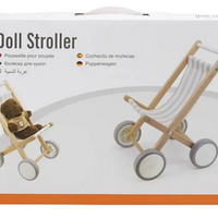 Viga - Doll Stroller Grey