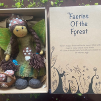 Himalayan Felt Co - Fairies of the Forest XL Elfie Toadstool Fairy