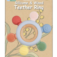Koala Dream - Silicone & Wood Teether Ring