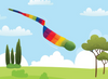 Discovery Zone - Rainbow Comet Ball