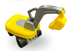 Children Riding Digger