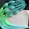 Mermaid Hair Extensions - Pre-Styled Bubbles & Plaits Jade