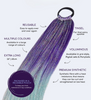 Mermaid Hair Extensions - Ponytail Pia