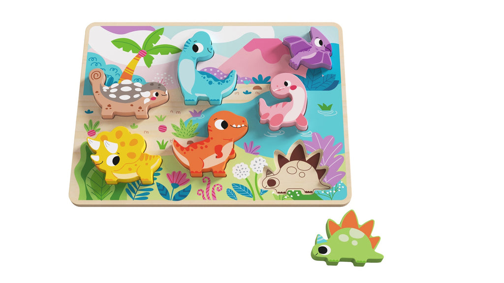 Tooky Toy - Chunky Puzzle Dinosaur