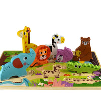 Tooky Toy - Chunky Puzzle Animals