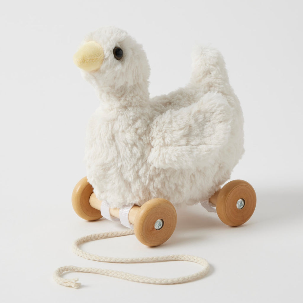 Jiggle & Giggle - Plush Pull Along Duck