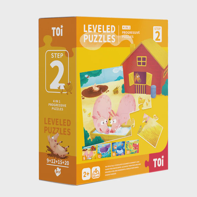 Toi - Leveled Puzzles Step 2 Animal Scene