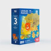 Toi - Leveled Puzzles Step 3 Wild Animals