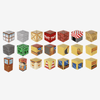 MiniBlox - Magnetic Building Cubes Travel Tin Set Tradie Town