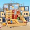 MiniBlox - Magnetic Building Cubes Travel Tin Set Tradie Town