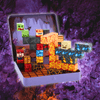 MiniBlox - Magnetic Building Cubes Travel Tin Set Cave Miner