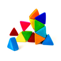 Rubbabu - The Rubbabu Just Triangles 16 piece