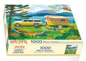 WerkShoppe - Puzzle 1000 piece Happy Camper