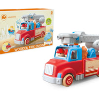 Wanborns - Light & Sound Wooden Fire Engine