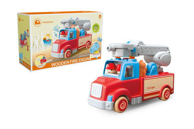 Wanborns - Light & Sound Wooden Fire Engine