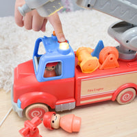 Wanborns - Light & Sound Wooden Fire Engine