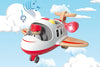 Wanborns - Light & Sound Wooden Airplane Assorted Colours