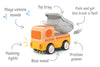 Wanborns - Lights & Sound Wooden Friction Vehicle Dump Truck