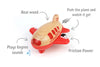 Wanborns - Wooden Mini Plane Assorted Colours