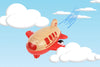 Wanborns - Wooden Mini Plane Assorted Colours
