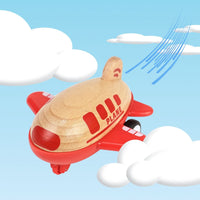 Wanborns - Wooden Mini Plane Assorted Colours