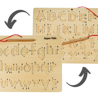 Kaper Kidz - Double-Sided Tracing Board Alphabet