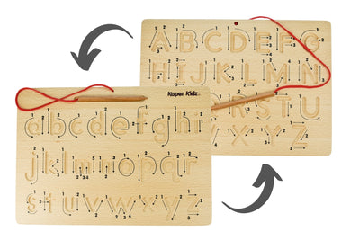 Kaper Kidz - Double-Sided Tracing Board Alphabet