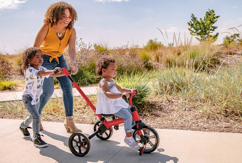 Yvolution - YVelo Flippa Trike 4-in-1 Red