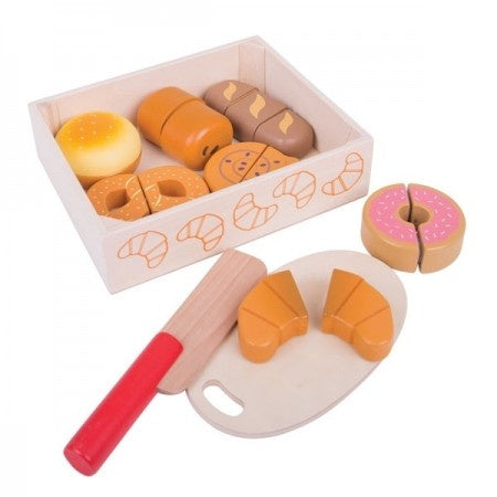 Bigjigs - Cutting Bread & Pastries Crate