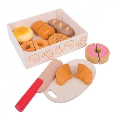 Bigjigs - Cutting Bread & Pastries Crate