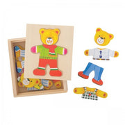 Bigjigs - Dress Up Puzzle Box Mr Bear
