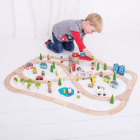 Bigjigs Rail - Town and Country Train Set