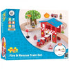 Bigjigs Rail - Fire & Rescue Train Set