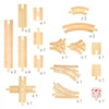 Bigjigs Rail - Low Level Track Expansion Pack