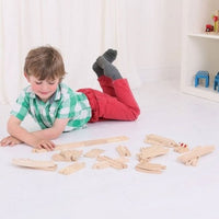 Bigjigs Rail - Low Level Track Expansion Pack