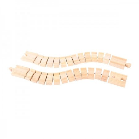 Bigjigs Rail - Tracks Crazy Track 2 piece