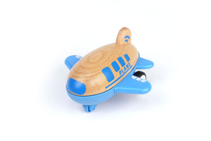 Wanborns - Wooden Mini Plane Assorted Colours