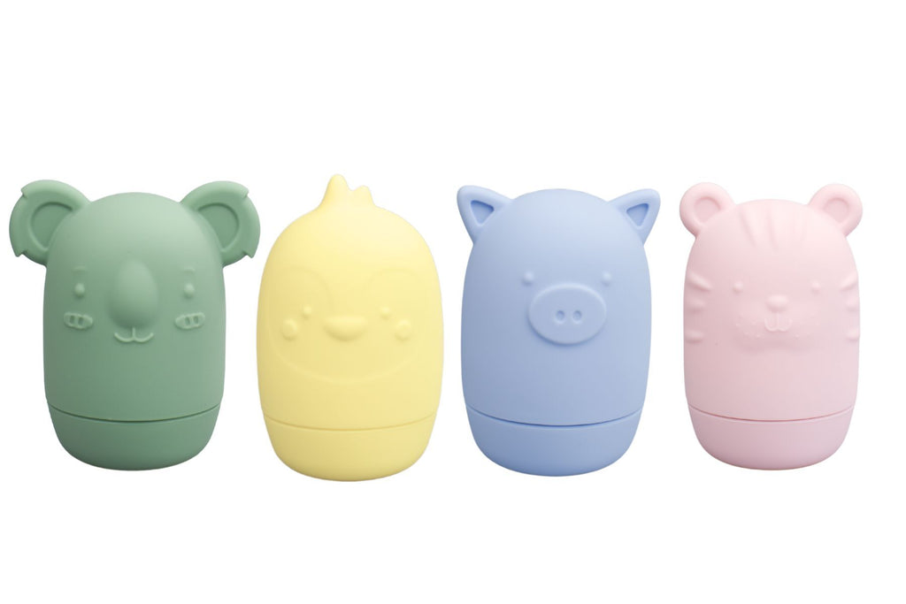 Koala Dream - Silicone Bath Pourers 4 piece Assorted