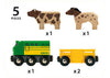 BRIO - Farm Train 5 piece