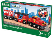 BRIO - Rescue Firefighting Train 4 piece