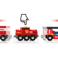 BRIO - Rescue Firefighting Train 4 piece