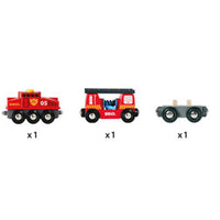 BRIO - Rescue Firefighting Train 4 piece