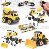 Construct It - Build-ables 2 in 1 Construction Vehicles Set