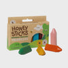 Honeysticks - Beeswax Crayons Triangles 8 piece