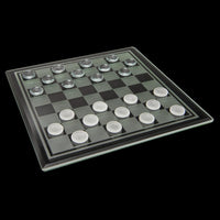 Cardinal Classics - Chess & Checkers with Glass Board