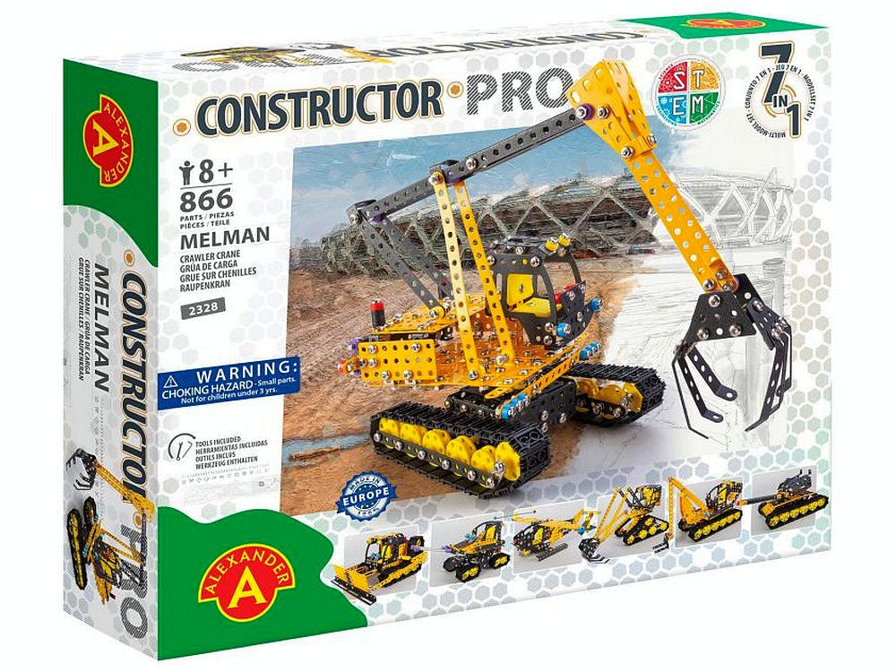 Alexander - Constructor Pro Melman Crawler Crane 7 in 1