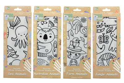 Koala Dream - Silicone Reusable Drawing Mat Sets Assorted