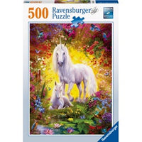 Ravensburger- Puzzle 500 piece Unicorn and Foal