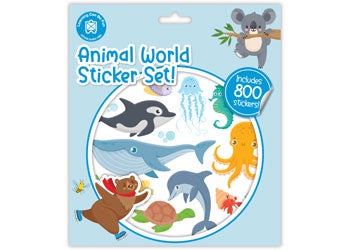 LCBF - Stickers Pack 800 piece Animal World