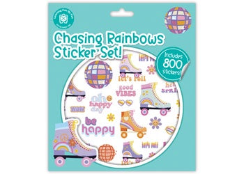 LCBF - Stickers Pack 800 piece Chasing Rainbows